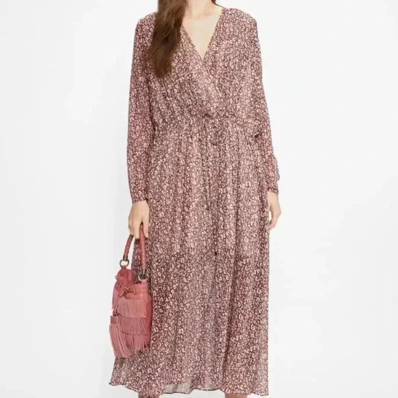 NWT Ted Baker VALLYY Draped Midi Dress - Picture 1 of 8